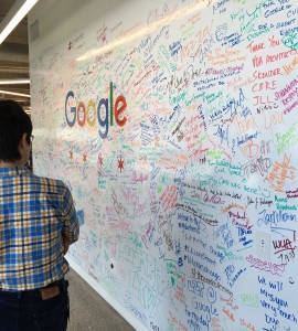 Quote Board in Google's West Loop Chicago Office