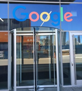 Front Door to Google's Chicago Office